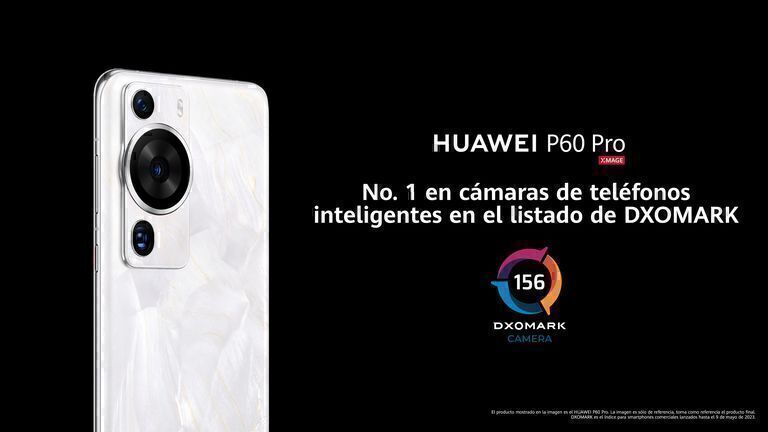 HUAWEI P60 Pro es la marca #1 en el ranking de mejor cámara para smartphones de DXOMark